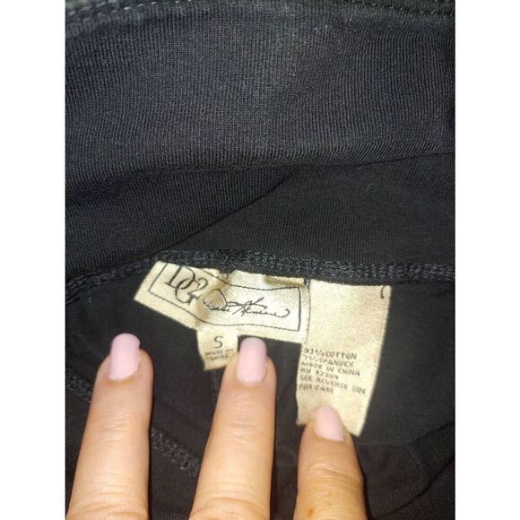 DG2 by Diane Gilman Women's Size Small Black Heavyweight Leggings - Picture 2 of 4